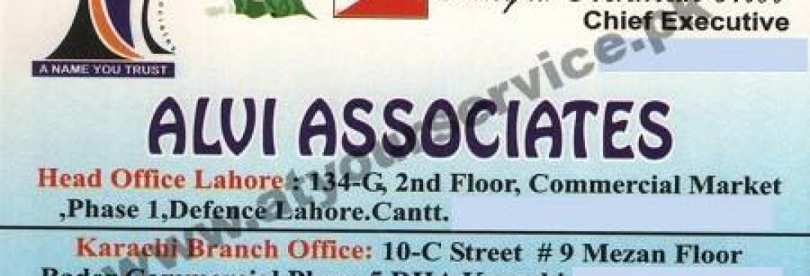 Alvi Associates – Commercial Market, DHA Phase 1, Lahore