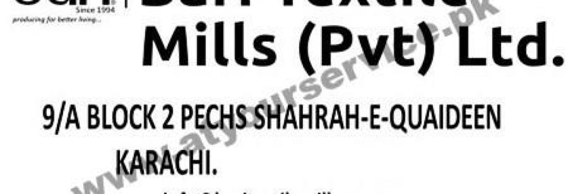 Bari Textile Mills – Shahra e Quaideen, Block 2, PECHS, Karachi
