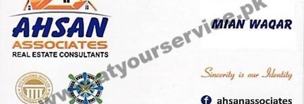 Ahsan Associates Real Estate – Citi Housing, Sargodha Road, Faisalabad