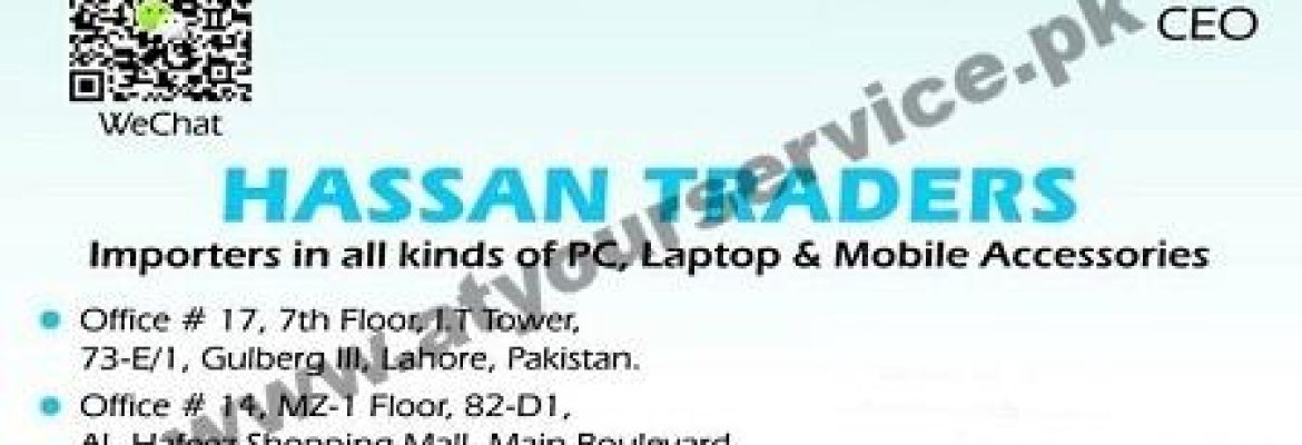 Hassan Traders – IT Tower, Gulberg III, Lahore