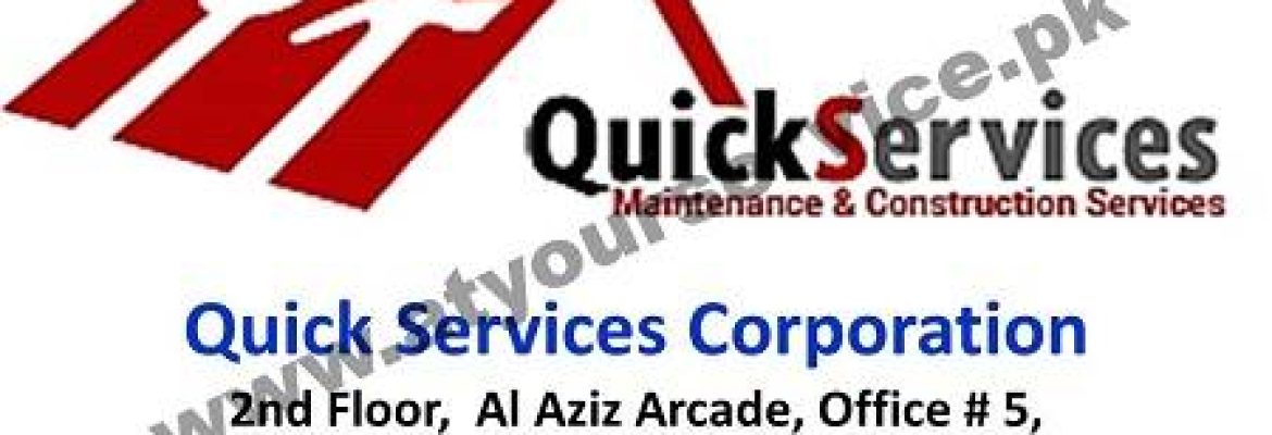 Quick Services Corporation – Al Aziz Arcade, Phase 7, Bahria Town, Rawalpindi