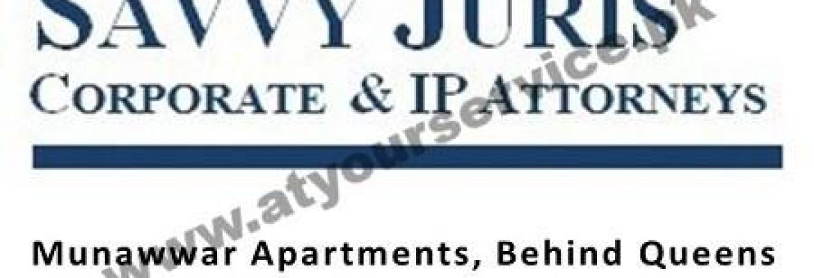 Savvy Juris Corporate & IP Attorneys – Munawwar Apartments, Queens Road, Lahore