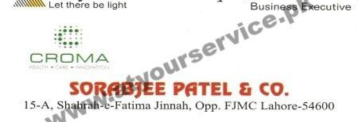 Sorabjee Patel & Co. – Shahra e Fatima Jinnah, Lahore