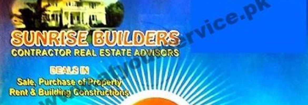 Sunrise Builders – National Police Foundation, O-9, Islamabad