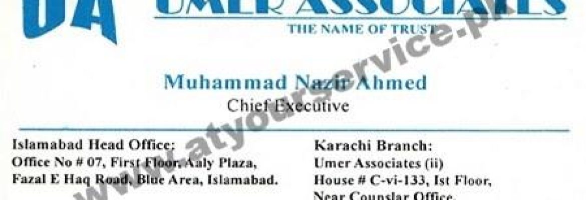 Umer Associates – Gizri, Karachi
