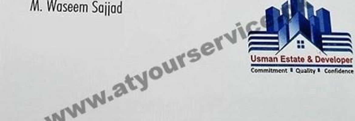 Usman Estate & Developer – Commercial Area, Main Boulevard, Canal Garden, Lahore