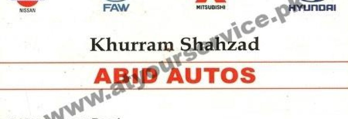 Abid Autos – Montgomery Road, Lahore