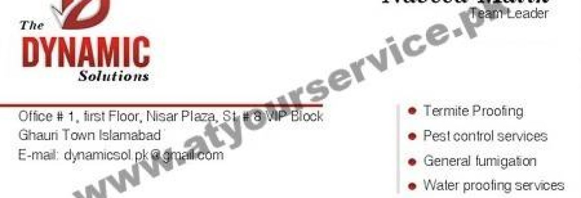 The Dynamic Solutions – VIP Block, Ghouri Town, Islamabad