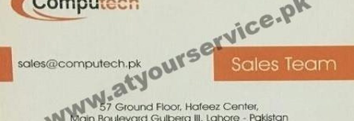 Computech – Hafeez Centre, Main Boulevard, Gulberg III, Lahore