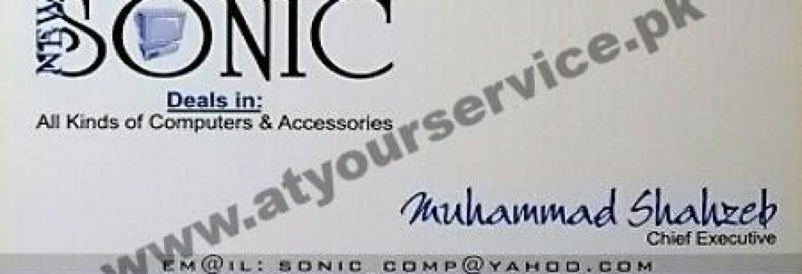 Computer Sonic – Hafeez Centre, Main Boulevard, Gulberg III, Lahore