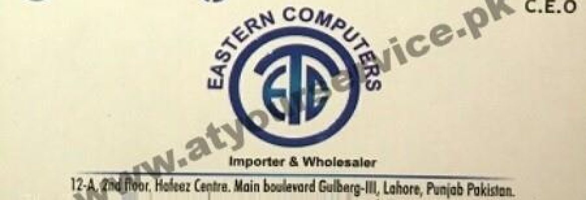 Eastern Computers – Hafeez Centre, Main Boulevard Gulberg III, Lahore