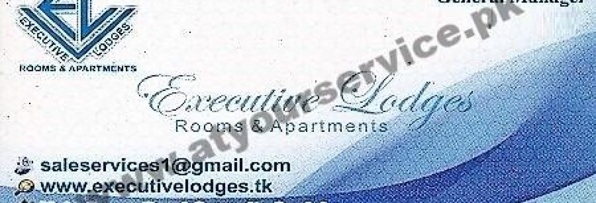 Executive Lodges, Rooms & Apartments – Susan Road, Madina Town, Faisalabad