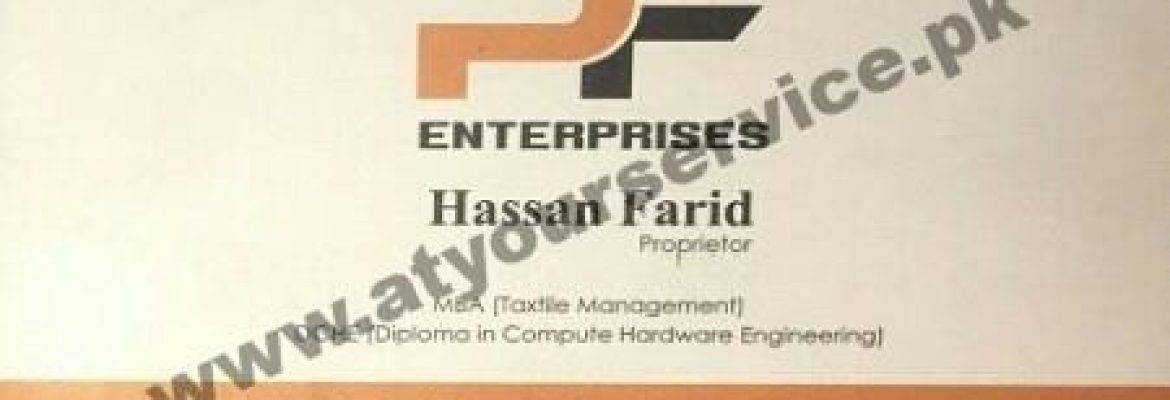 Farid Enterprises – Hafeez Centre, Main Boulevard Gulberg III, Lahore
