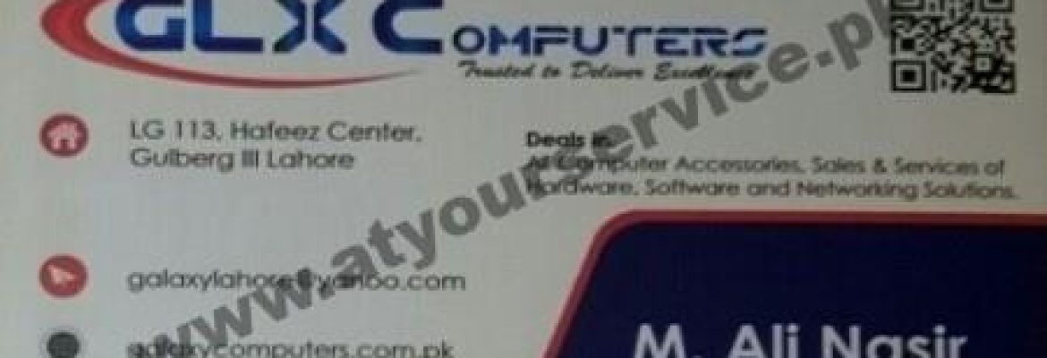 GLX Computers – Hafeez Centre, Main Boulevard Gulberg III, Lahore