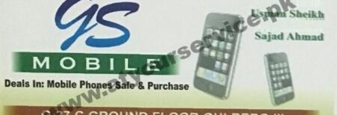 GS Mobile – Hafeez Centre, Main Boulevard Gulberg III, Lahore