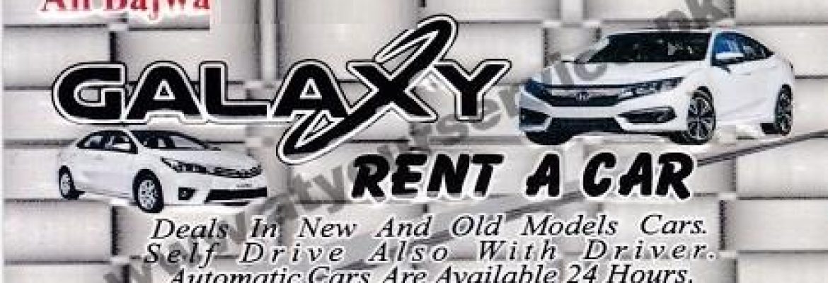 Galaxy Rent A Car – Aqsa Plaza, Millat Chowk, Faisalabad