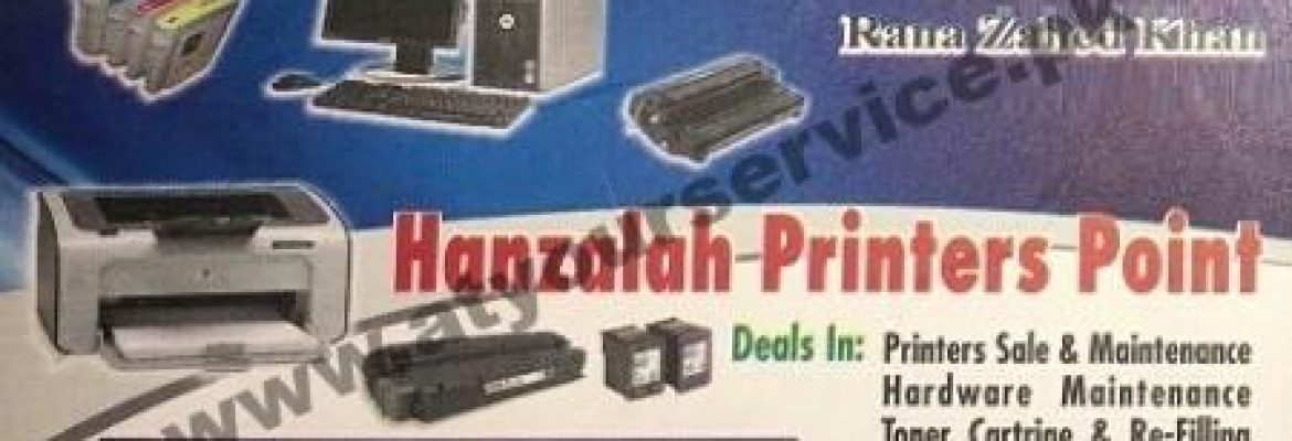 Hanzalah Printers Point – Hafeez Centre, Main Boulevard Gulberg III, Lahore