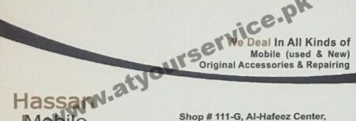 Hassan Mobile – Hafeez Centre, Main Boulevard Gulberg III, Lahore