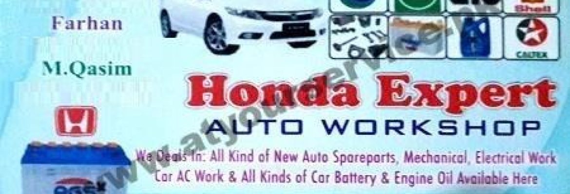 Honda Expert Auto Workshop – Chaudhry Plaza, PWD, Police Foundation, Islamabad