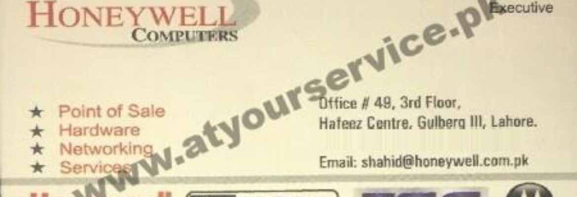 Honey Well Computers – Hafeez Centre, Main Boulevard Gulberg III, Lahore
