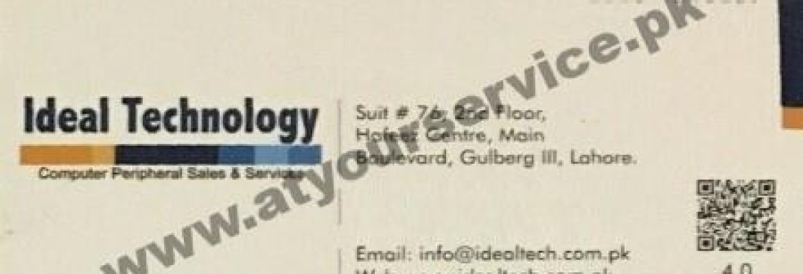 Ideal Technology – Hafeez Centre, Main Boulevard Gulberg III, Lahore