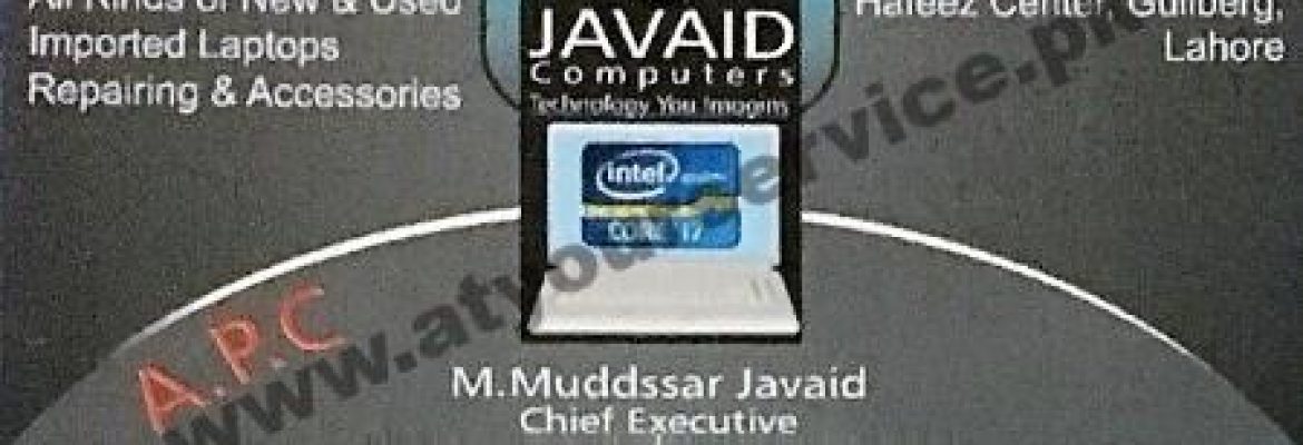 Javaid Computers – Hafeez Centre, Main Boulevard Gulberg III, Lahore