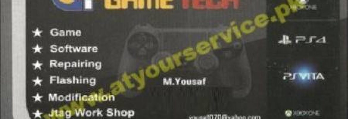 Game Tech – Hassan Tower, Main Boulevard, Gulberg III, Lahore