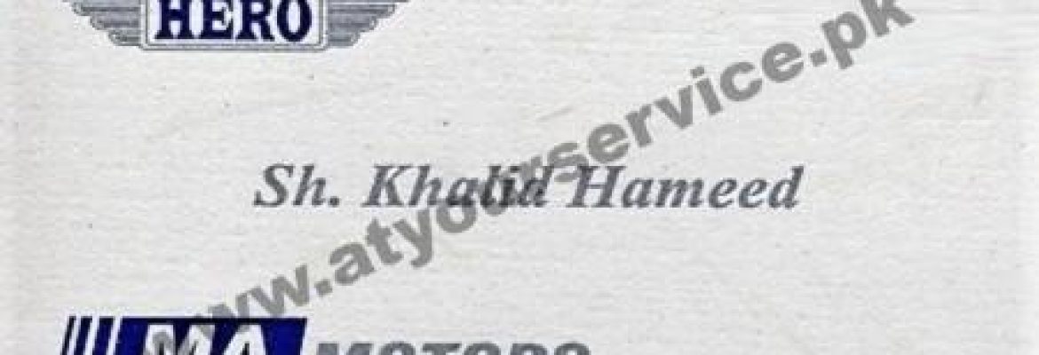 MA Motors – Saleemi Chowk, Satyana Road, Faisalabad