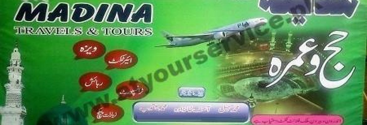 Madina Travel & Tours – Police Lines Headquarters, Saddar, Hyderabad