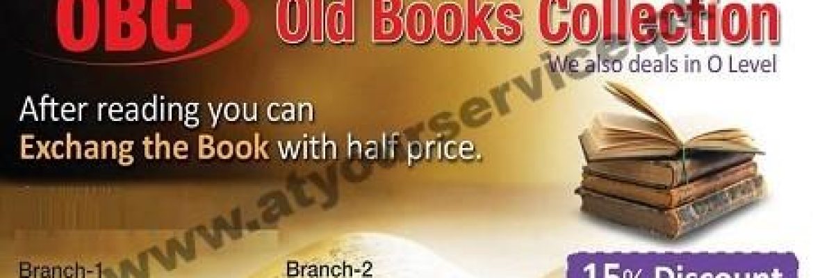 Old Book Collection – Shahbaz Commercial, DHA, Karachi
