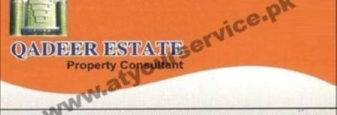 Qadeer Estate – Hassan Tower, Main Boulevard, Gulberg III, Lahore