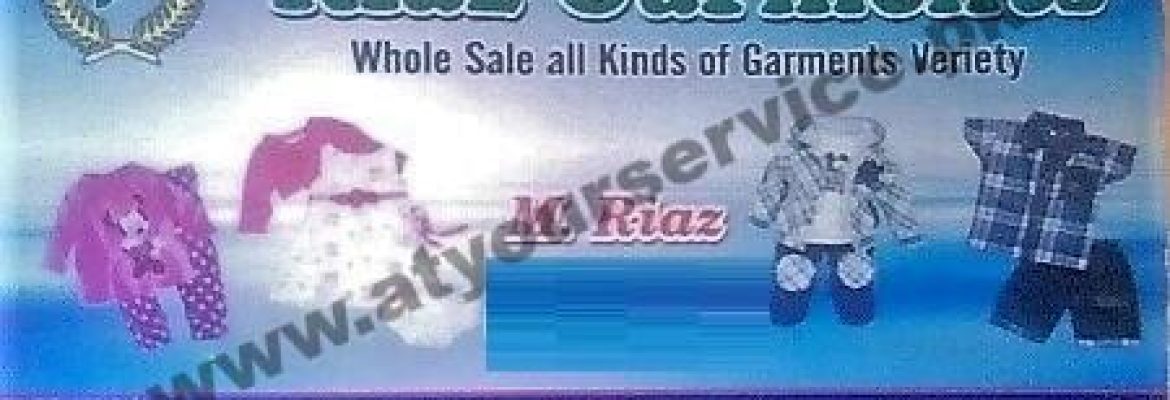 Riaz Garments – Raja Naseem Market, Chakia Road, Mansehra