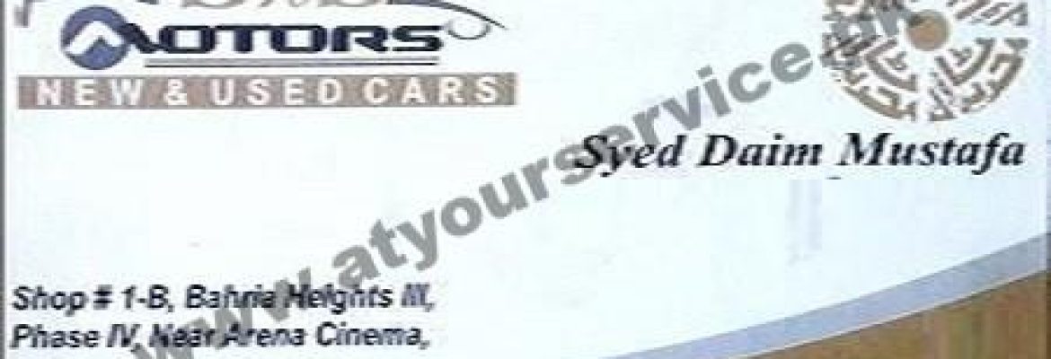 S n S Motors – Bahria Heights, Phase 4, Bahria Town, Islamabad