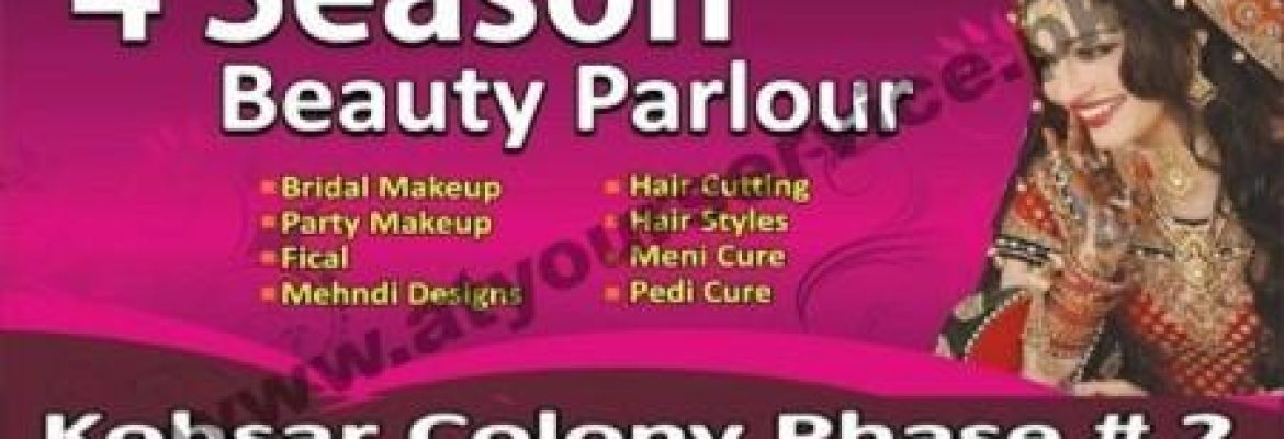 4 Season Beauty Parlour – Phase 2, Kohsar Colony, Wah Cantt