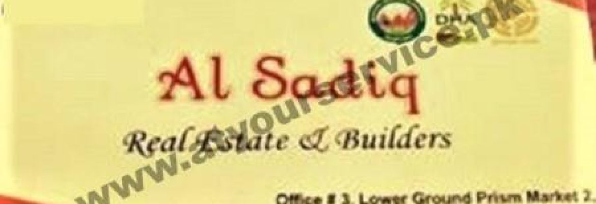 Al Sadiq Real Estate & Builders – Prism Market 2, Midway Commercial, Phase 7, Bahria Town, Islamabad