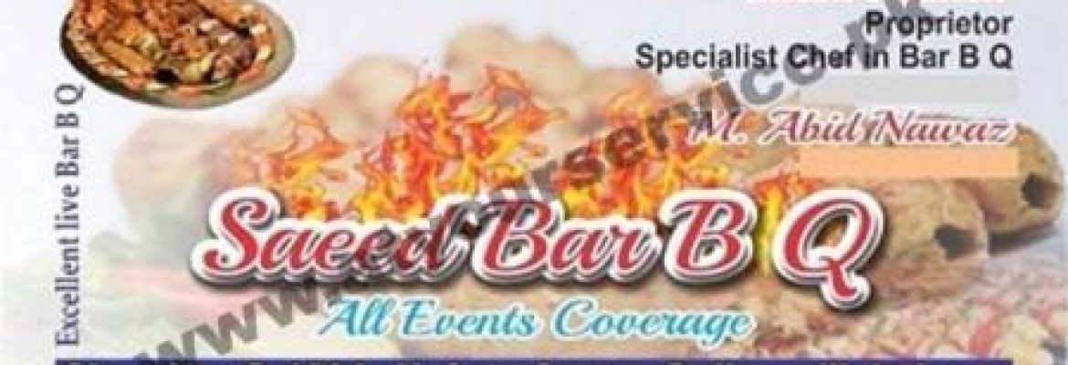 Saeed Bar B Q – Hafeez Centre, Main Boulevard, Gulberg III, Lahore