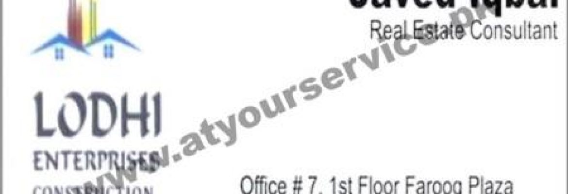Lodhi Enterprises – Farooq Plaza, F10 Markaz, Islamabad