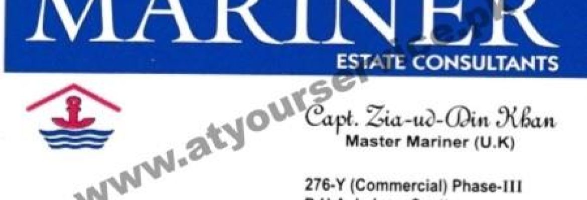 Mariner Estate Consultants – Y Commercial, DHA Phase 3, Lahore