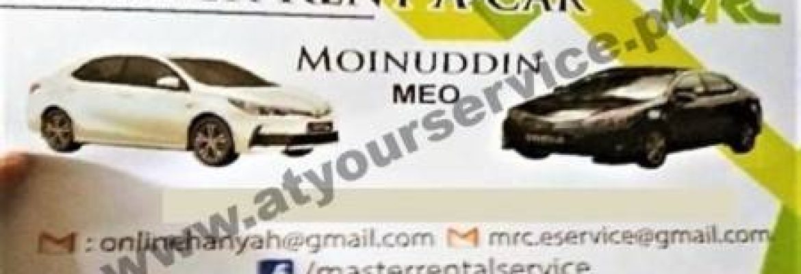 Master Rent A Car – Manzoor Colony, Karachi
