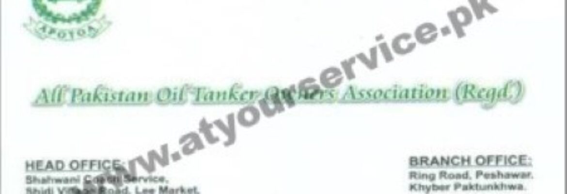All Pakistan Oil Tanker Owners Association – Lee Market, Karachi