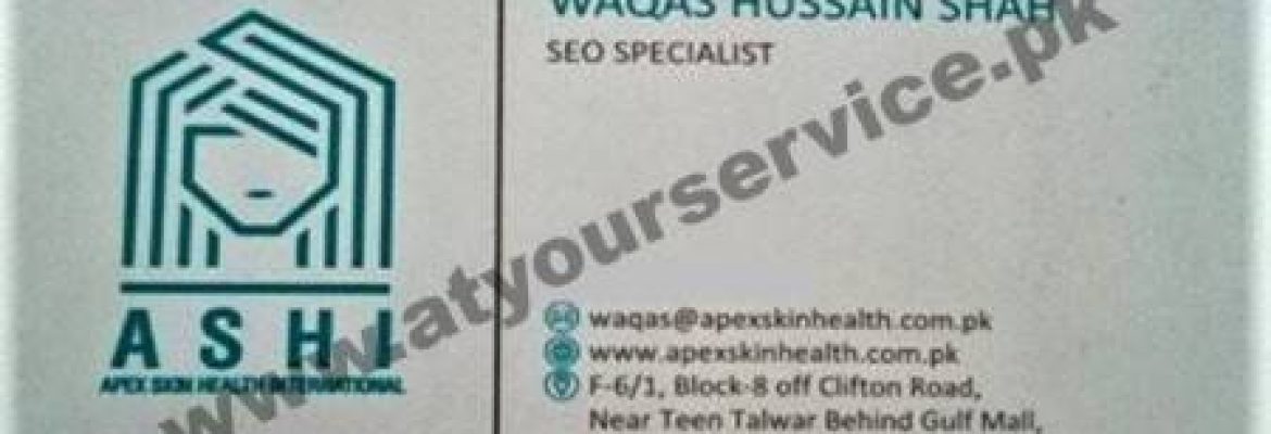 Apex Skin Health International – Block 8, KDA Scheme 5, Clifton, Karachi