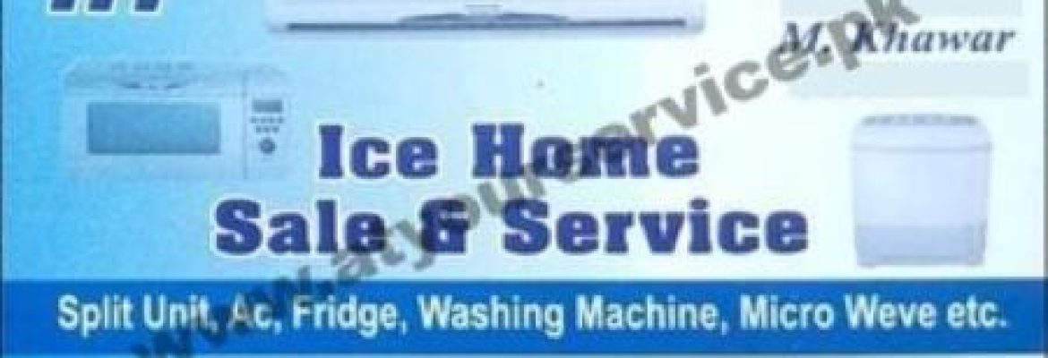Ice Home – Block A, Store Market, Model Town, Lahore