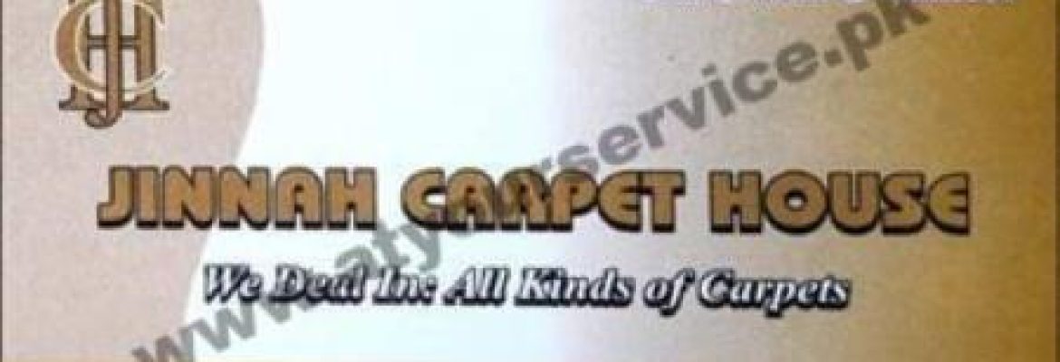 Jinnah Carpet House – Asif Block, Main Boulevard, Allama Iqbal Town, Lahore