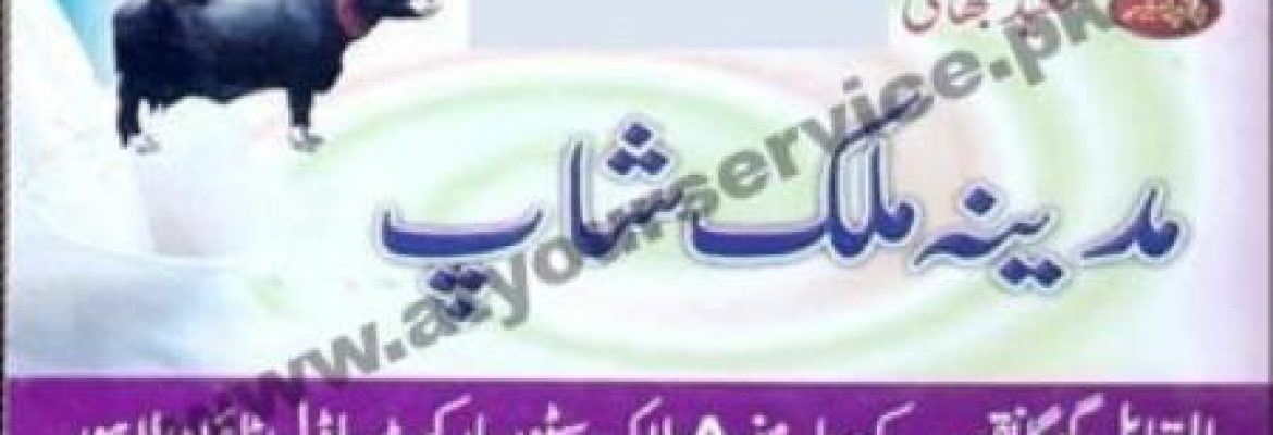 Madina Milk Shop – Block A, Store Market, Model Town, Lahore