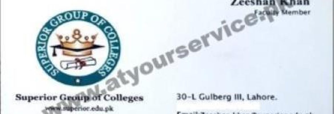 Superior Group of Colleges – Gulburg III, Lahore