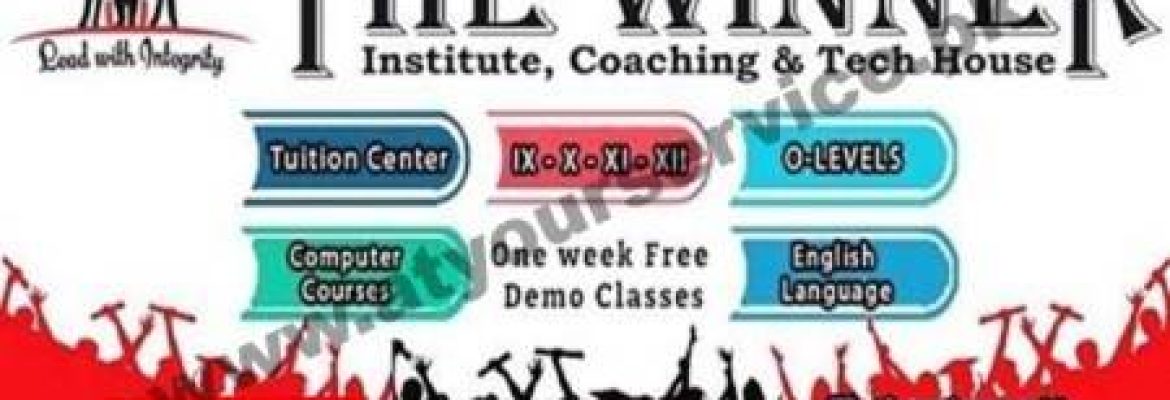 The Winner Institute, Coaching & Tech House – Aysha Manzil, Block 6, FB Area, Karachi