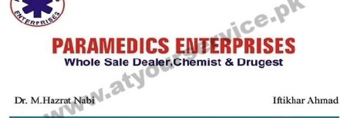 Paramedics Enterprises – Three Star Hotel, GT Road, Peshawar