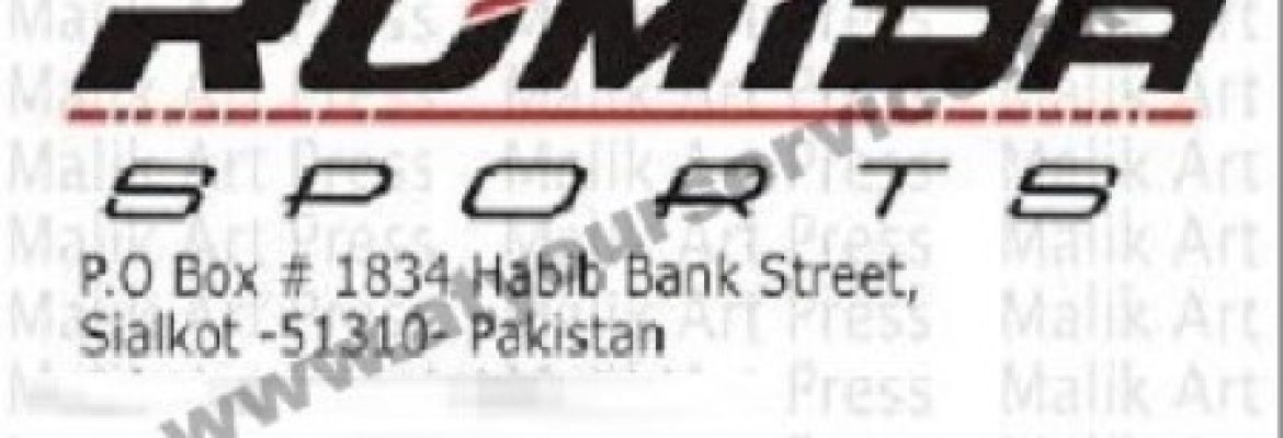Romida Sports – Habib Bank Street, Sialkot
