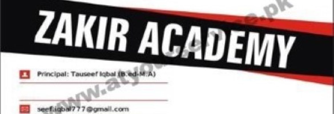 Zakir Academy – Main Chowk, Railway Road, Dina