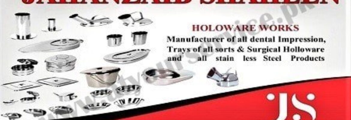 Jahanzaib Shaheen (Surgical Hollowware Works) – Sialkot